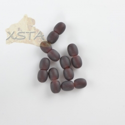 Raw dark cherry black screw clasp Raw dark cherry black screw clasp